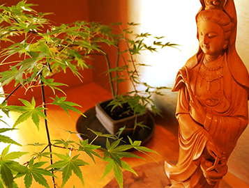 カウンター付近